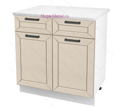 Нижний кухонный шкаф с ящиком  800 Альфа (брюле)