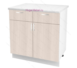 Нижний кухонный шкаф с ящиком  800 Дина (шимо светлый)