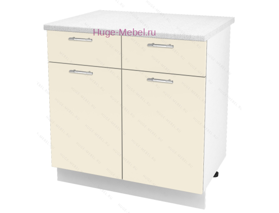 Нижний кухонный шкаф с ящиком  800 Ксения (ваниль)