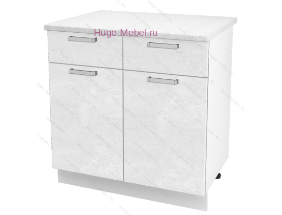 Нижний кухонный шкаф с ящиком  800 Бетон (бетон белый)