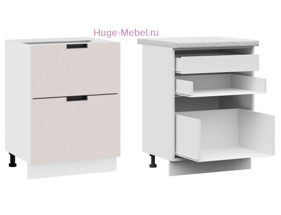 Нижний шкаф кухонный с внутренним ящиком 600 Сахара (мокко)