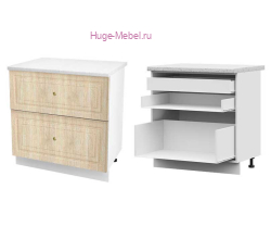 Кухонный шкаф нижний с внутренним ящиком 800 Юлия (дуб сонома)