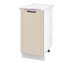 Шкаф кухонный нижний 400 Альфа (брюле)