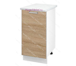 Шкаф кухонный нижний 400 Бетон (дуб сонома)