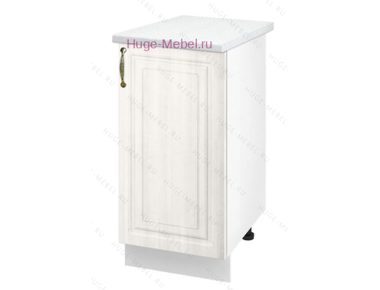 Шкаф кухонный нижний 450 Юлия (сандал белый)