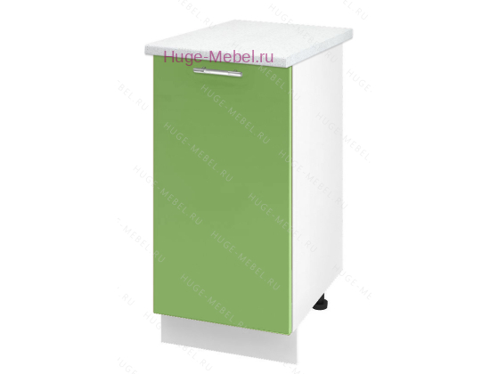 Шкаф кухонный нижний 400 Ксения (олива)