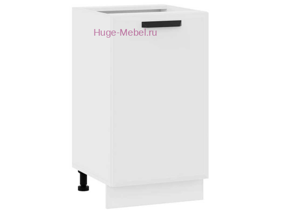 Шкаф кухонный нижний 450 Призма (белый супермат)