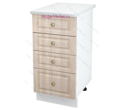 Нижний кухонный шкаф 4 ящика 400 Юлия (дуб сонома)