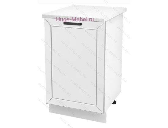Шкаф кухонный нижний 450 Альфа (белый)