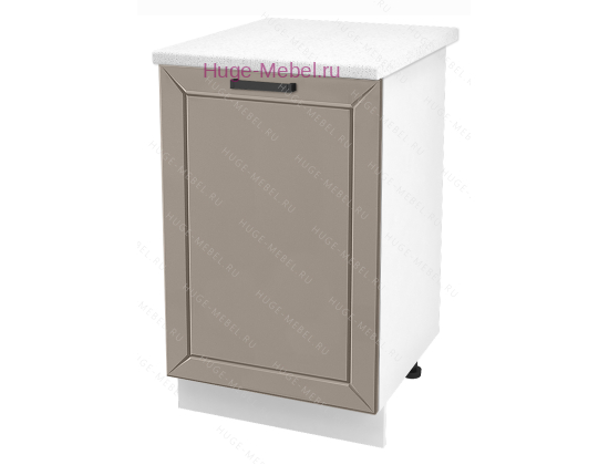Шкаф кухонный нижний 500 Альфа (латте)