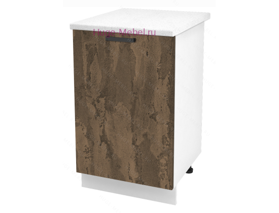 Шкаф кухонный нижний 600 Пасаденна Ф105 (ржавый камень)
