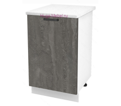 Шкаф кухонный нижний 600 Пасаденна Ф105 (железный камень)