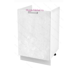 Кухонный шкаф под мойку 500 Бетон (бетон белый)