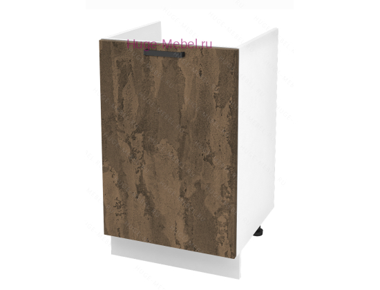 Кухонный шкаф под мойку 500 Пасаденна (ржавый камень)