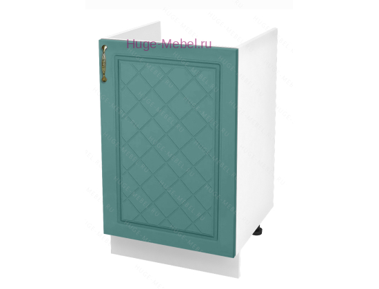 Кухонный шкаф под мойку 500 Модена (дуб бирюза)