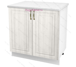 Шкаф кухонный нижний 800 Юлия (сандал белый)