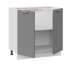 Шкаф кухонный нижний 800 Катрин (софт графит)