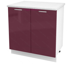 Шкаф кухонный нижний 800 Ксения (бордо)