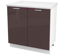 Шкаф кухонный нижний 800 Ксения (шоколад)