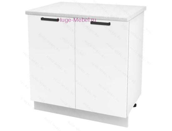 Шкаф кухонный нижний 800 Пасаденна (белый бриллиант)