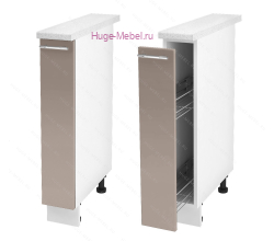 Нижний кухонный шкаф бутылочница 150 Ксения (кофе с молоком)