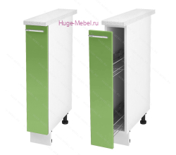 Нижний кухонный шкаф бутылочница 150 Ксения (олива)