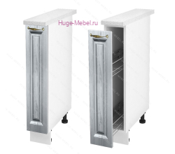 Нижний кухонный шкаф бутылочница 150 Мария (сталь)