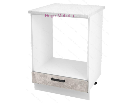 Шкаф кухонный под духовку напольный 600 Пасаденна (ателье светлое)