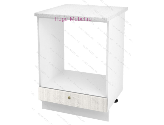 Шкаф кухонный под духовку напольный 600 Юлия (сандал белый)