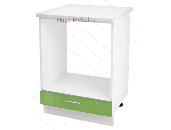 Шкаф кухонный под духовку напольный 600 Ксения (олива)