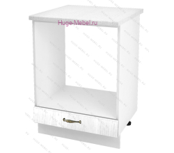 Шкаф кухонный под духовку напольный 600 Мария (белый)