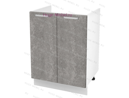 Кухонный шкаф под мойку 600 Бетон (бетон серый)
