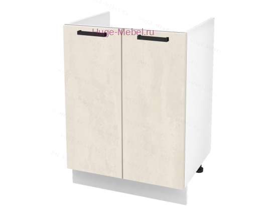 Кухонный шкаф под мойку 600 Пасаденна (шелковый камень)