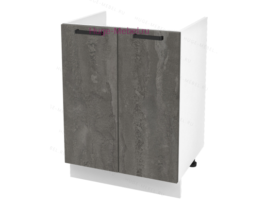 Кухонный шкаф под мойку 600 Пасаденна (железный камень)