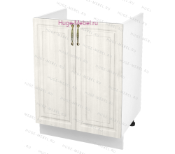 Кухонный шкаф под мойку 600 Юлия (сандал белый)