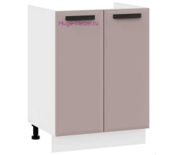 Кухонный шкаф под мойку 600 Призма (мокко супермат)