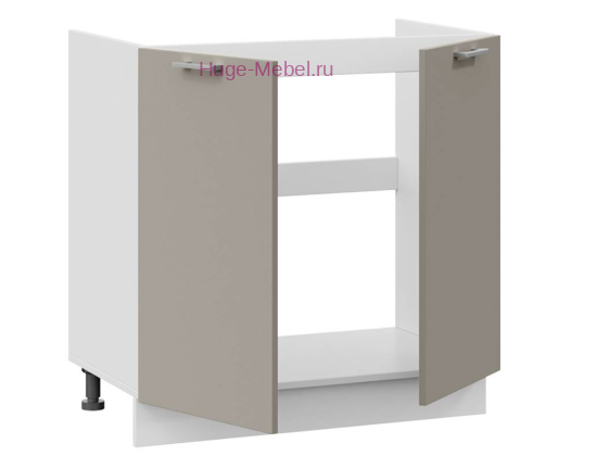 Кухонный шкаф под мойку 800 Катрин (циркон)