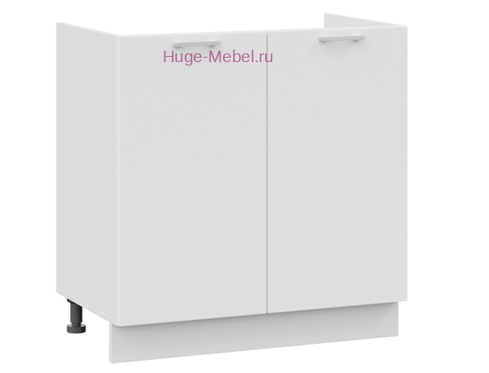 Кухонный шкаф под мойку 800 Катрин (софт вайт)
