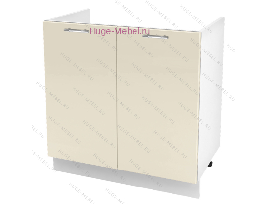 Кухонный шкаф под мойку 800 Ксения (ваниль)