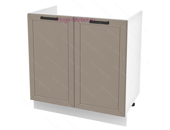 Кухонный шкаф под мойку 800 Альфа (латте)
