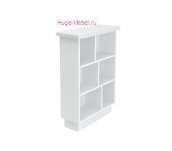 Кухонный торцевой шкаф нижний 200 без фасада (белый)