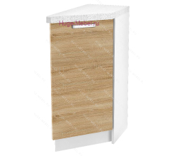 Шкаф кухонный нижний торцевой 300 Бетон (дуб сонома)