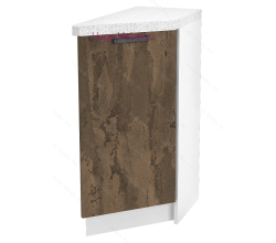 Шкаф кухонный нижний торцевой 300 Пасаденна (ржавый камень)