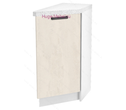 Шкаф кухонный нижний торцевой 300 Пасаденна (шелковый камень)