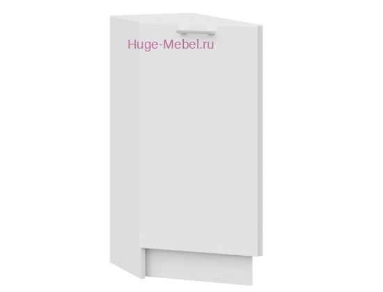 Шкаф кухонный нижний торцевой 300 Катрин (софт вайт)