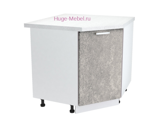 Шкаф кухонный угловой нижний 850 Бетон (бетон серый)