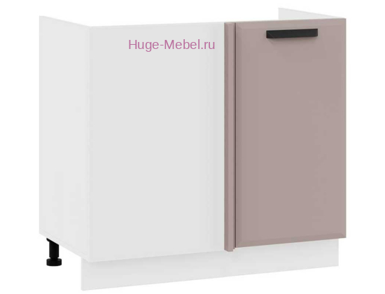 Шкаф кухонный угловой нижний 1000 Призма (мокко супермат)