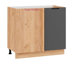 Шкаф кухонный угловой нижний 1000 Сахара (вулкан) корпус крафт