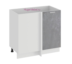 Шкаф кухонный угловой нижний 1000 Бетон (бетон серый)