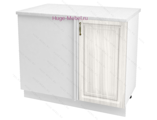 Шкаф кухонный угловой нижний 1000 Юлия (сандал белый)